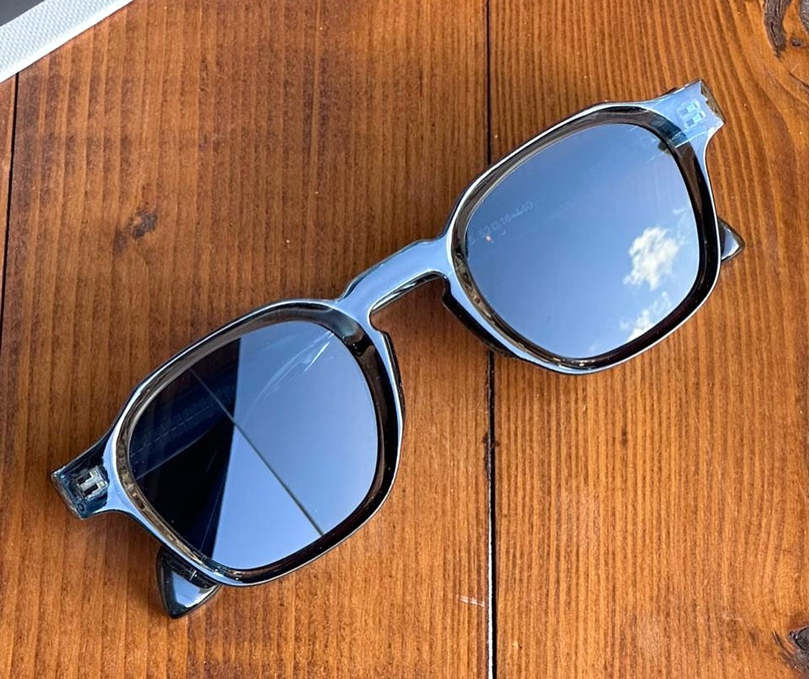 Blue Transparent with Blue Lenses