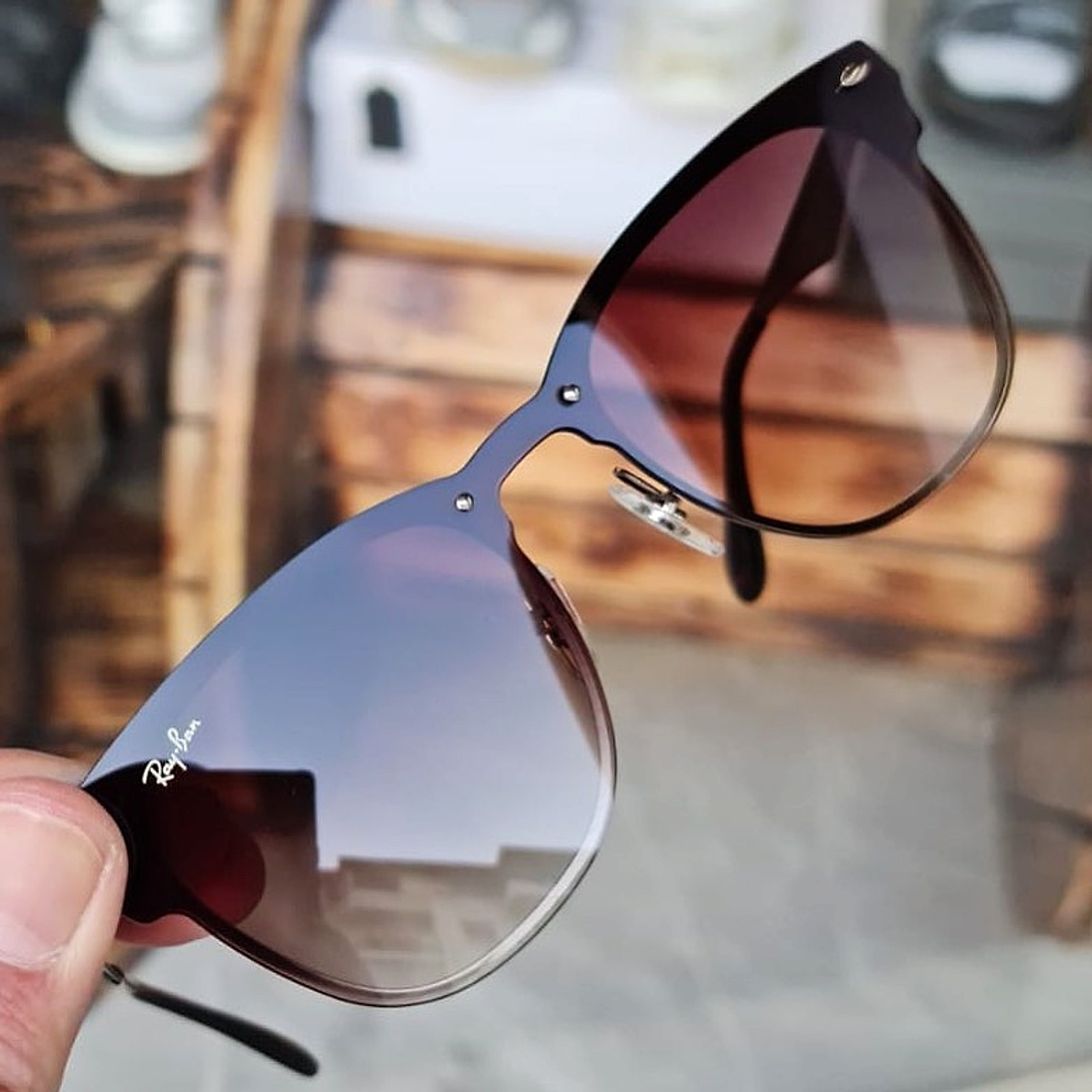 Clubmaster Blaze Brown Gradient