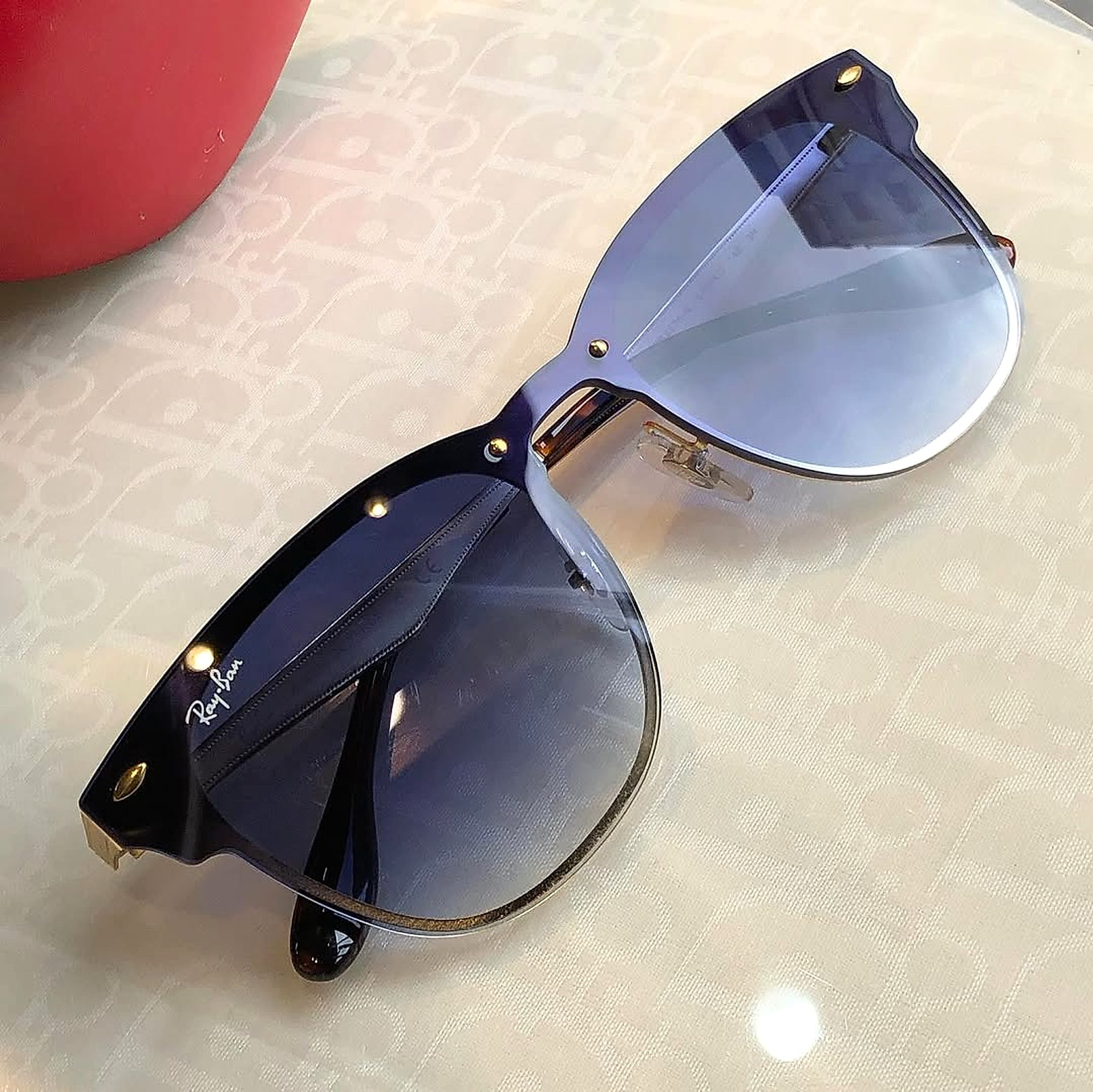 Clubmaster Blaze Purple Gradient RB3576N