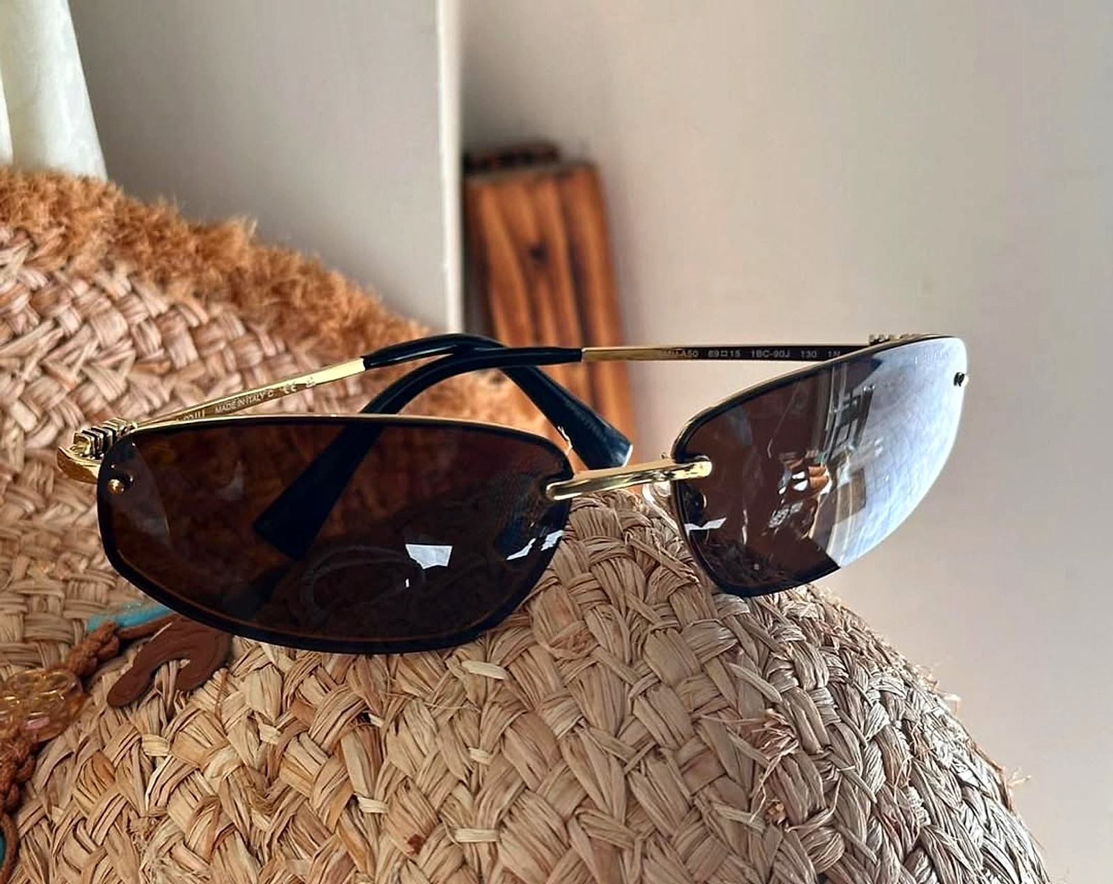 MiuMiu New Brown Gold MU A50S