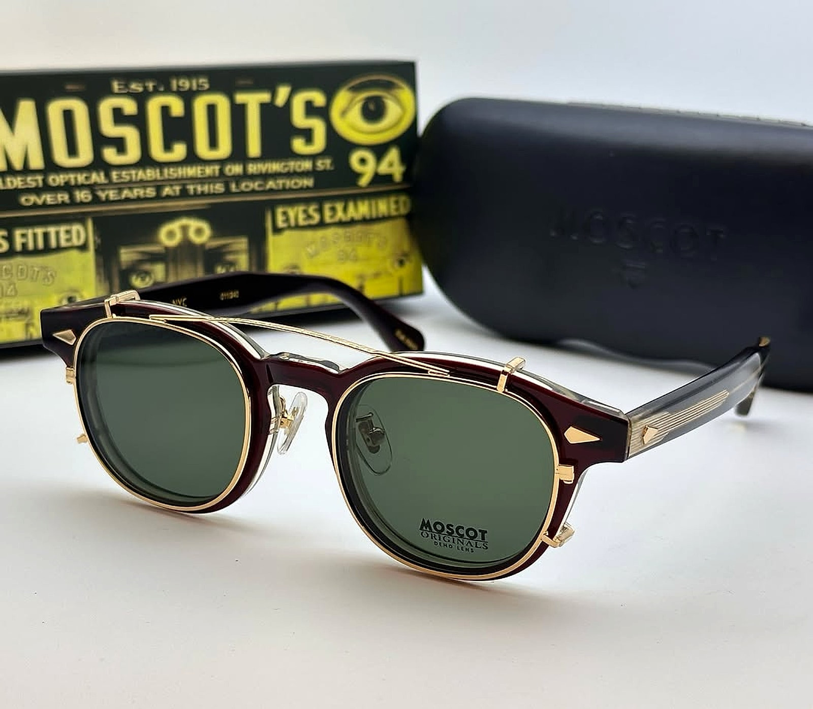 Moscot clip on